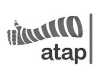 logo atap noir et blanc