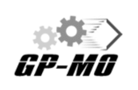 logo gp-mo noir et blanc