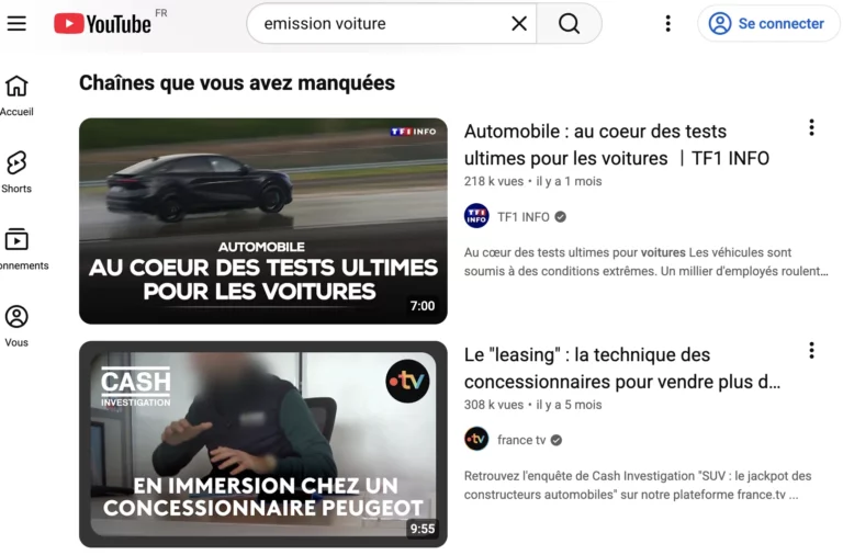 yuotube audiences contenus