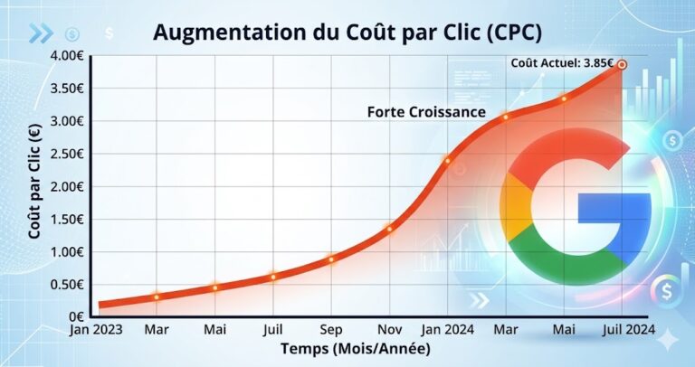 hausse du cpc google ads